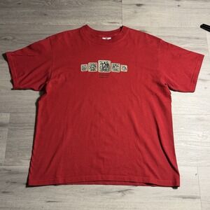 Vintage Cozumel Mexico T Shirt XL Red Yazbek Heavyweight Tourist Graphic 90s